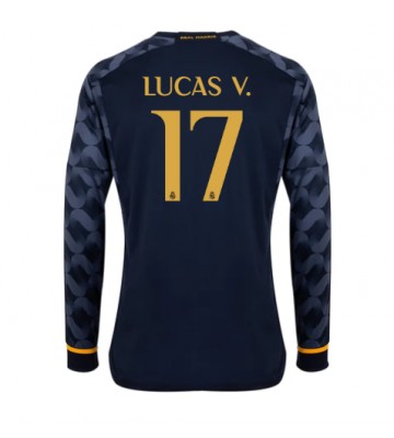 Real Madrid Lucas Vazquez #17 Koszulka Wyjazdowych 2023-24 Długi Rękaw